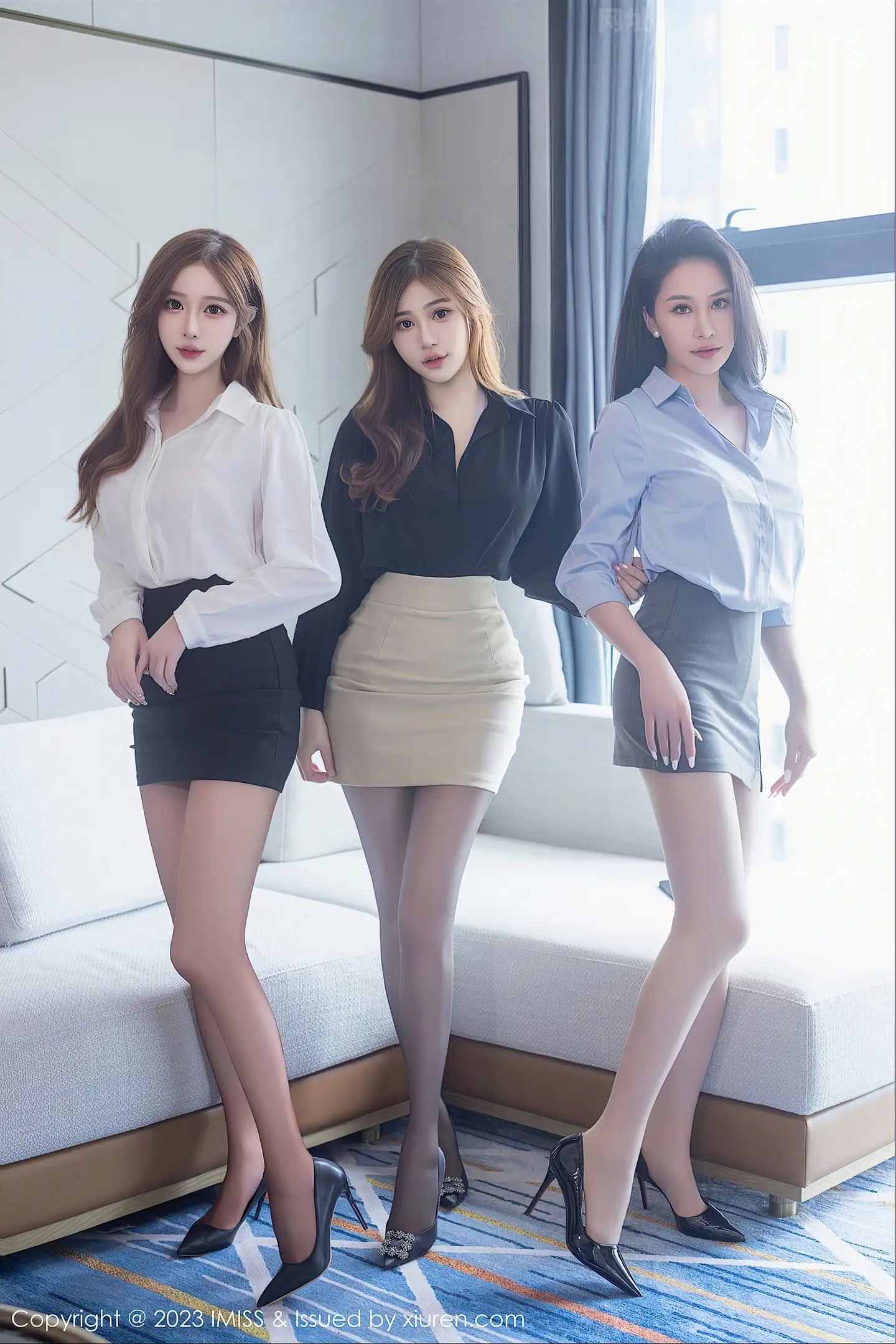 图片[4]-[IMISS爱蜜社]Vol.743 模特Lavinia肉肉＆Jermy＆Lindalinda性感姐妹花私房内衣写真57P-秀人网官方网站